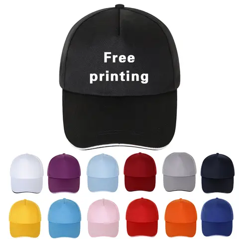 Customize Adult Men's Caps Top Quality Embroidered Baseball For Men Golf Hats Custom Logo Tennis Women Printed Peaked Cap