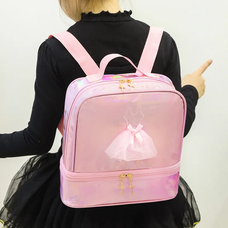 Sac à dos d'école polyvalent pour enfants, sac de rangement de danse pour enfants, sac de maternelle princesse, sac de ballet pour filles, mode pour enfants, nouveau