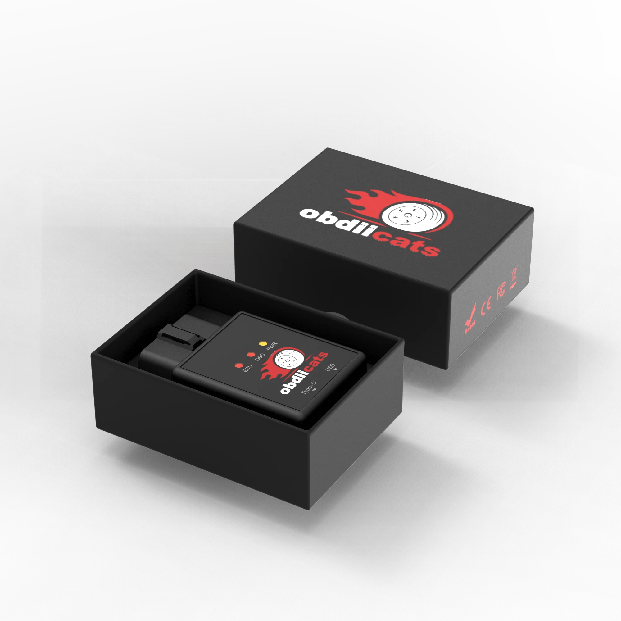 obdiicats HK-V3 Oil Saver Reduce Fuel Consumption Super OBD2 Chip Tuning Box Drive With Fast Charger Function