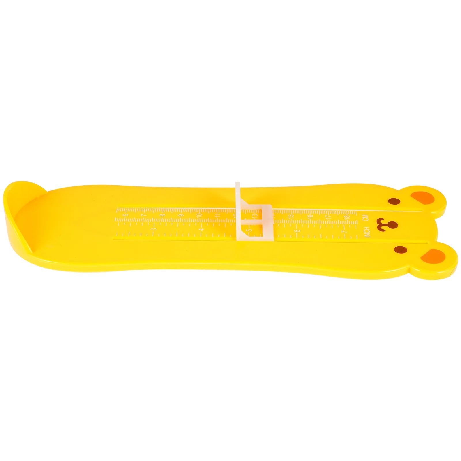 

Baby Foot Length Measuring Instrument Yellow ABS Plastic Kids Shoe Size Measurement Tool Toddler Feet Gauge Device Foot