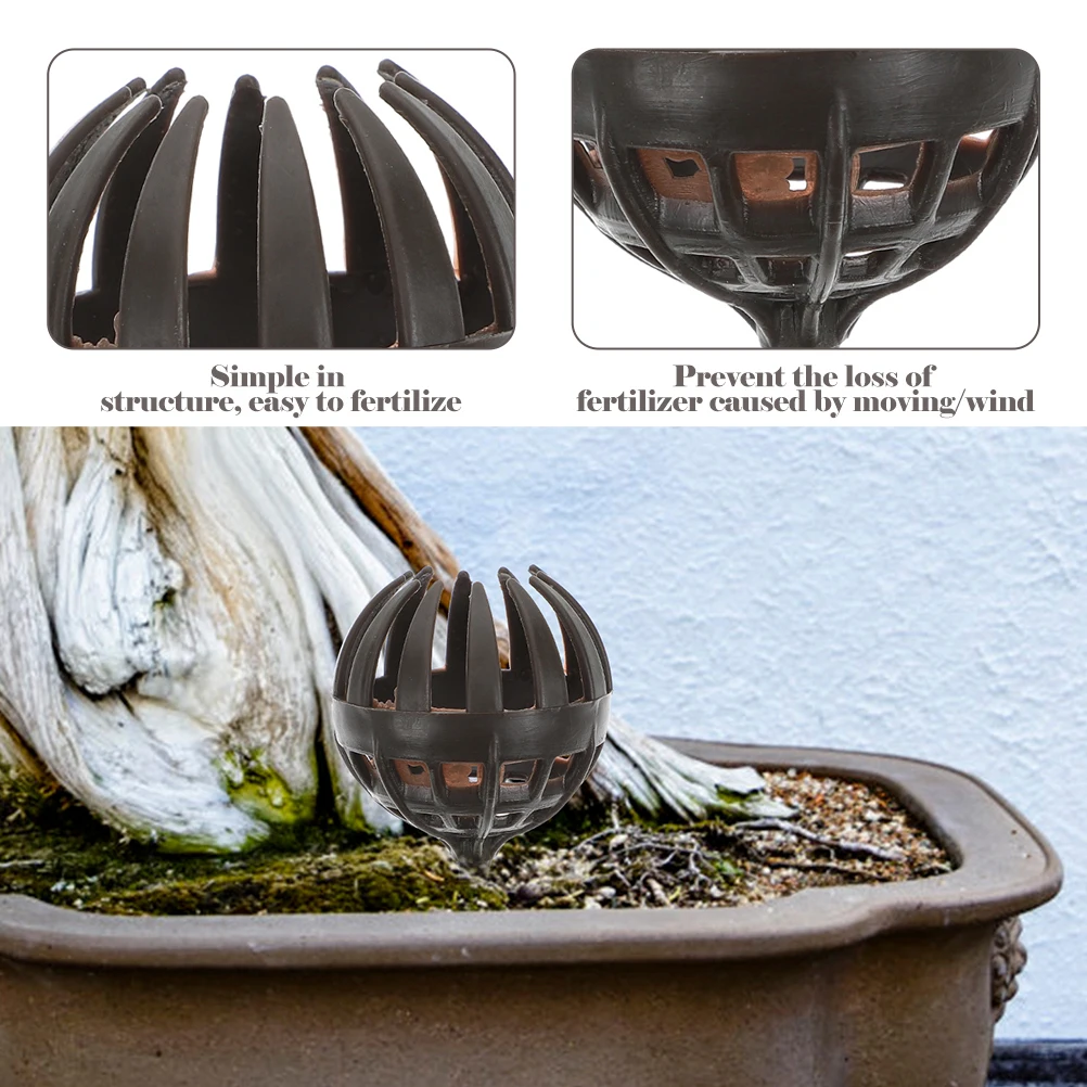 

20 pcs Box Small Coffee Bonsai Planting Basket Durable Plastic Container for Granules Gardening Supplies