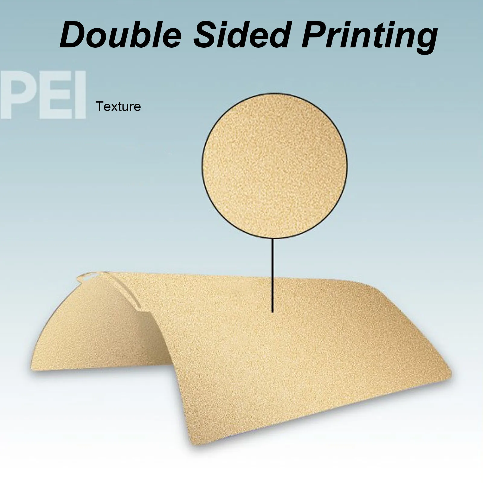 منصة بناء طابعة ثلاثية الأبعاد 347x368 مللي متر 0.5 مللي متر سمك مزدوج الوجهين PEI لوحة بناء لـ Raise3d Pro3 #4