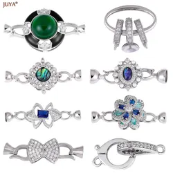 JUYA High Quality Copper Connector Clasps Fasteners For DIY Needleworks Ending Beaded Jewelry Making Findings Accessories