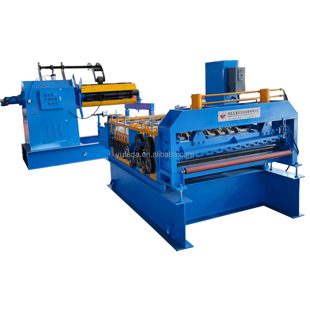 Auto Slitter and Cut to Length Pieces Shear Roll Forming Machine Equipment Factory Price