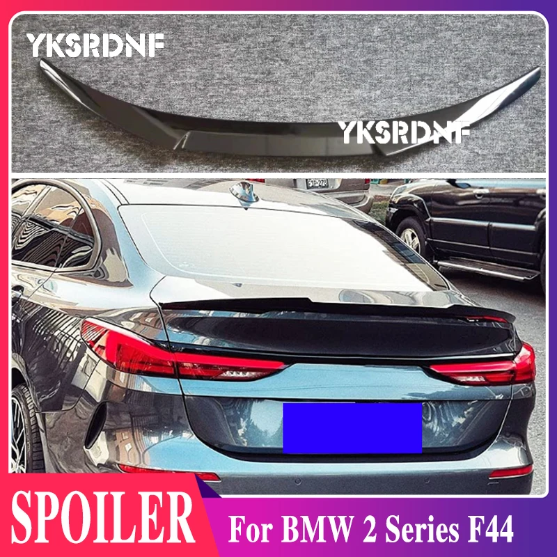 For BMW 2 Series 4-door F44 Spoiler ABS Car Tail Wing Decoration Auto Accessories 2020-2021 Gloosy Black Rear Trunk Lip Spoiler