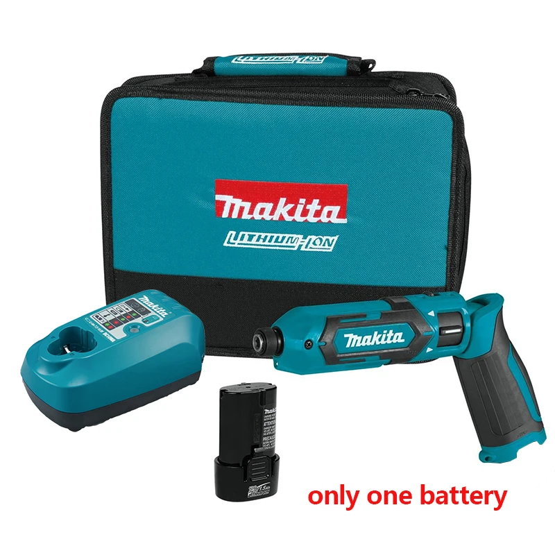 Imagem -06 - Makita-chave de Fenda Elétrica Compacta de Impacto sem Fio Conjunto de Chave de Fenda de Light t Íon de Lítio Luz Led d