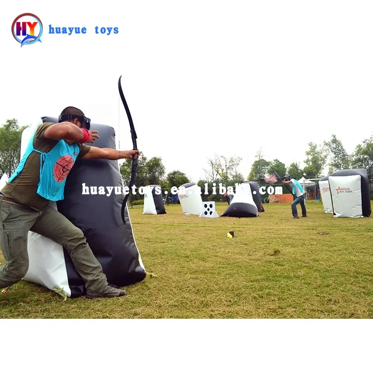 

12 Pieces Archery Equipment Tag Paintball Gun Inflatable Paintball Bunker Field