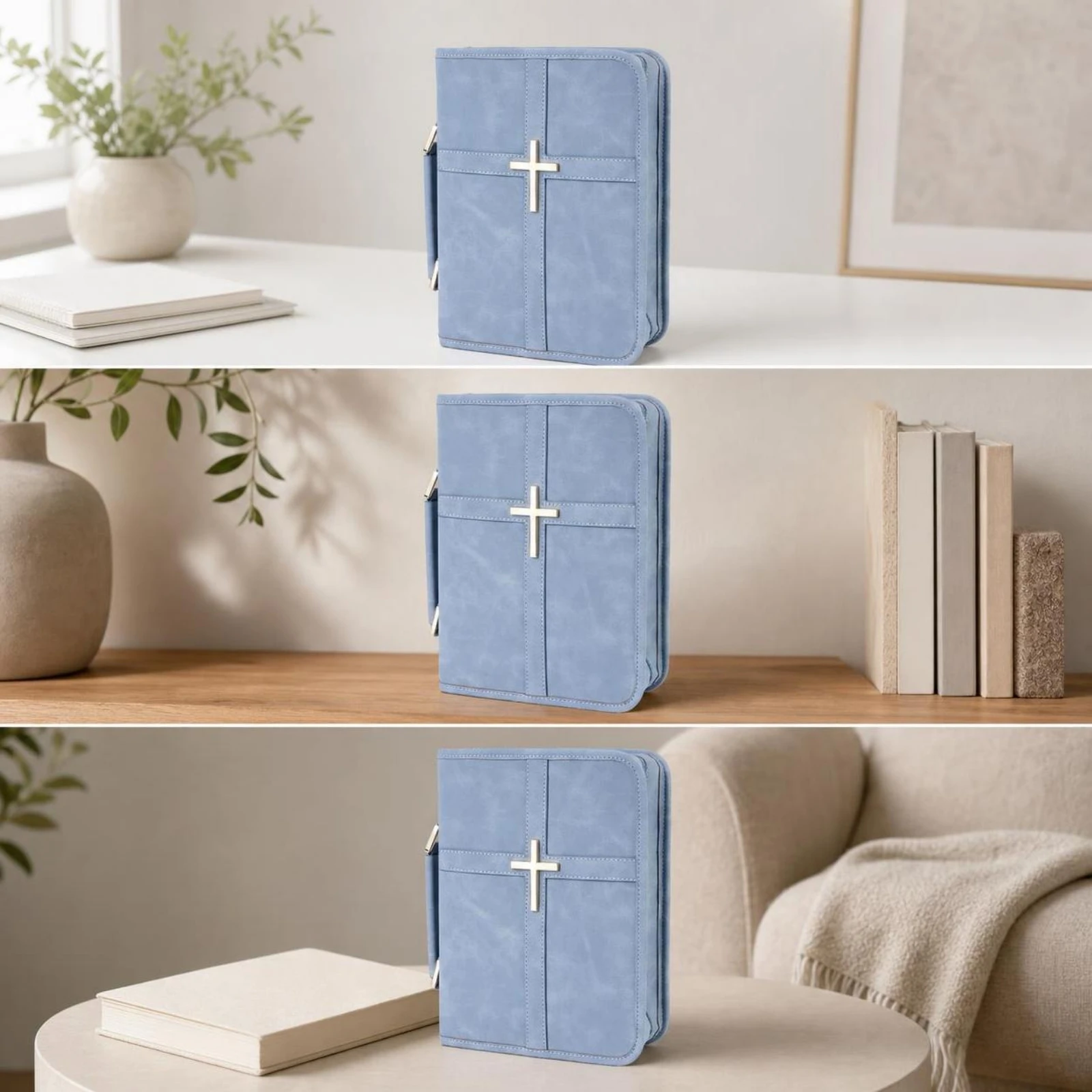 Book Storage Bag Safeguarding Book Protector with Zipper Zippered Handheld for Readers, Travel, Daily Commute
