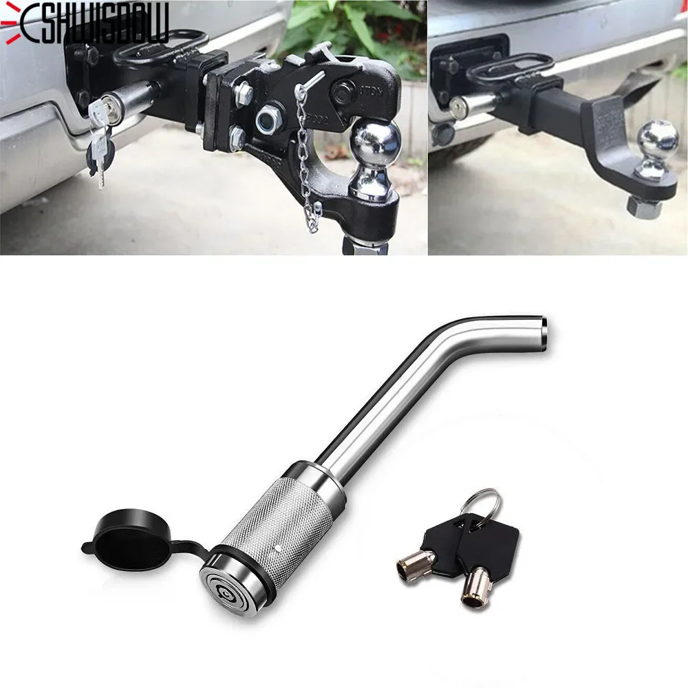 New car bolt lock trailer off-road trailer hook trailer lock RV towing anti-theft dumbbell type trailer lock 