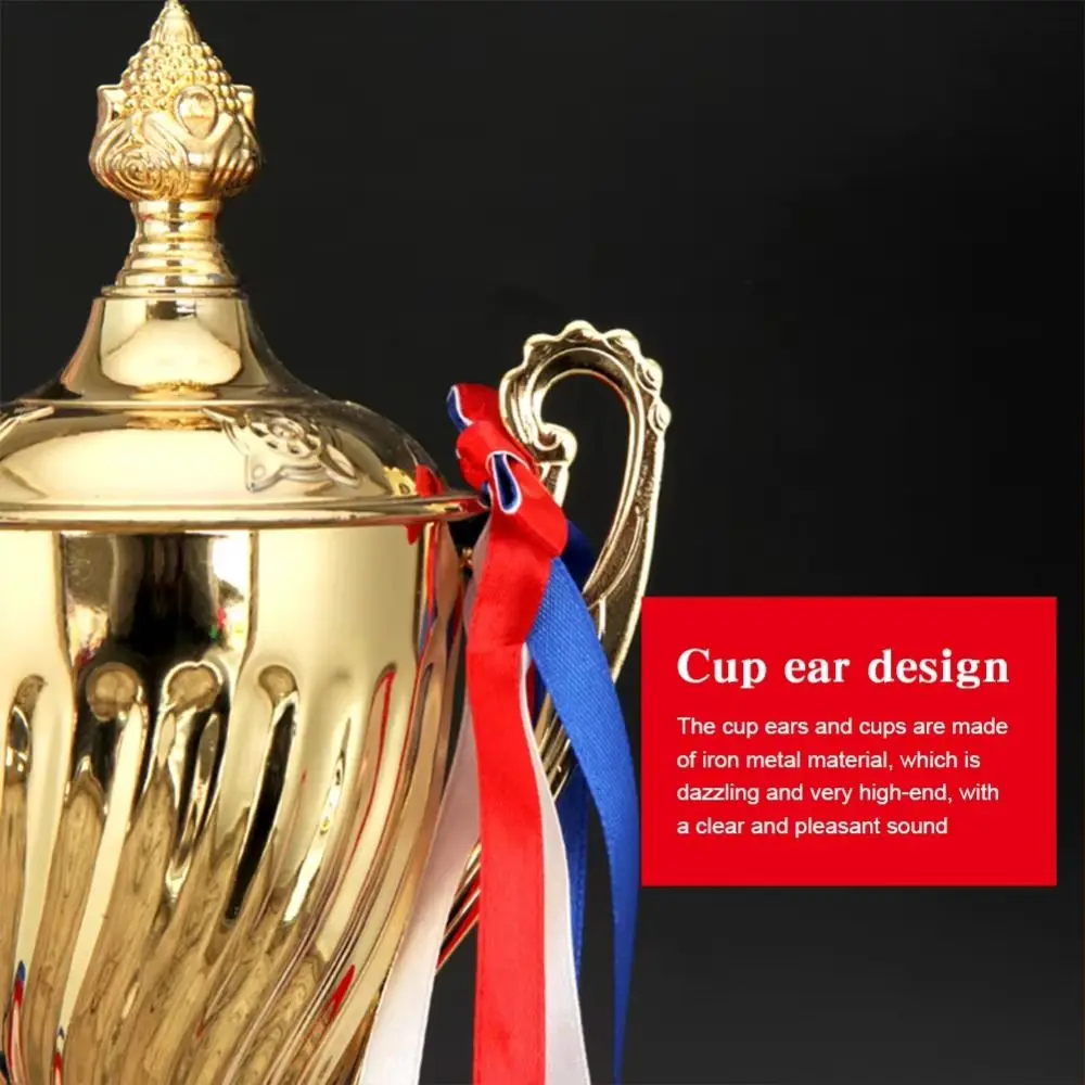 29/33/36cm Gold Trophy Cup Large Size Metal Material Competition Trophy Cup Shape Height Design Award Trophy Match Events