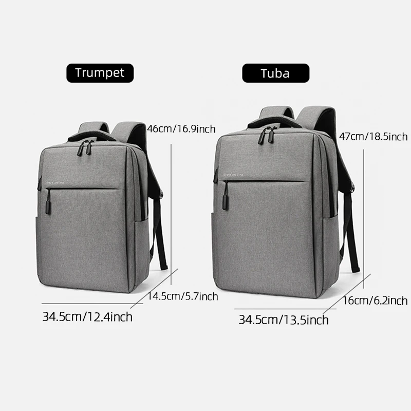 40L Laptop Backpack Durable 17 Inch for Men Women with USB Charger Port & Luggage Sleeve Sturdy College Rucksack Bag For Macbook