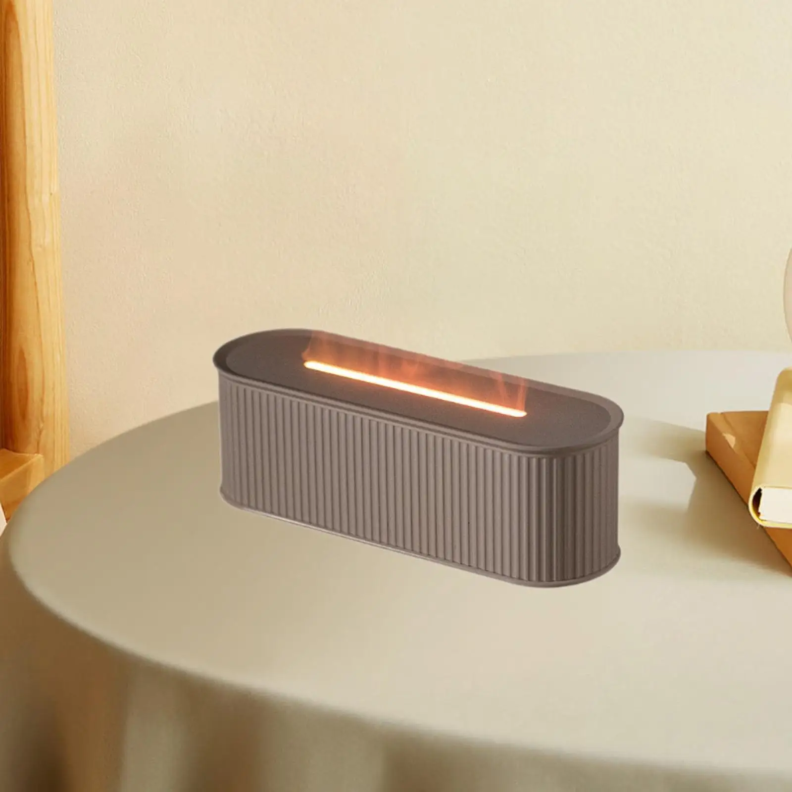 USB Colorful Flame Essential Oils Diffuser for Home Office Timing Function