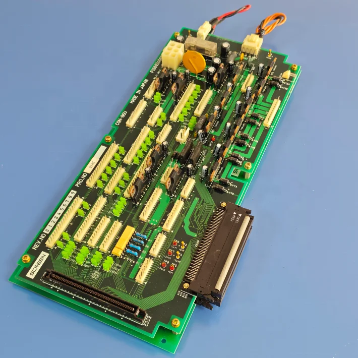 SCREEN CON-CTP PT-R8600,8200 PCB Circuit Board CON-86U MADE in JAPAN P100024501V00 Original and Used Available in Stock