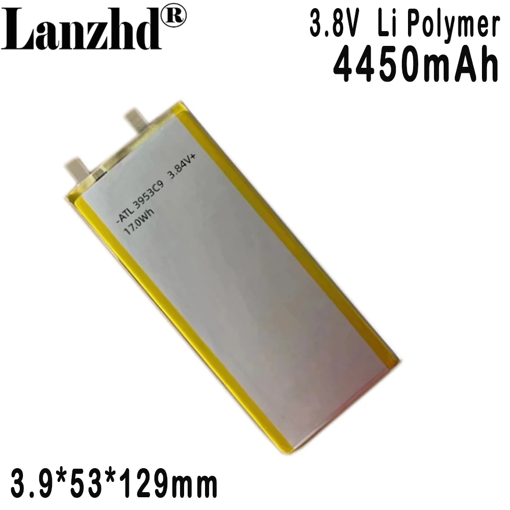 แบตเตอรี่โพลิเมอร์ 3.8V 4450MAH สําหรับแบตเตอรี่ในตัว Medical Navigator Notebook แบตเตอรี่ 3953129   3953C9