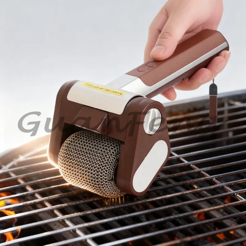 Brushless‑Motor Rotating BBQ Grill Cleaning Brush, New Electric Cordless Barbecue Cleaner Tool