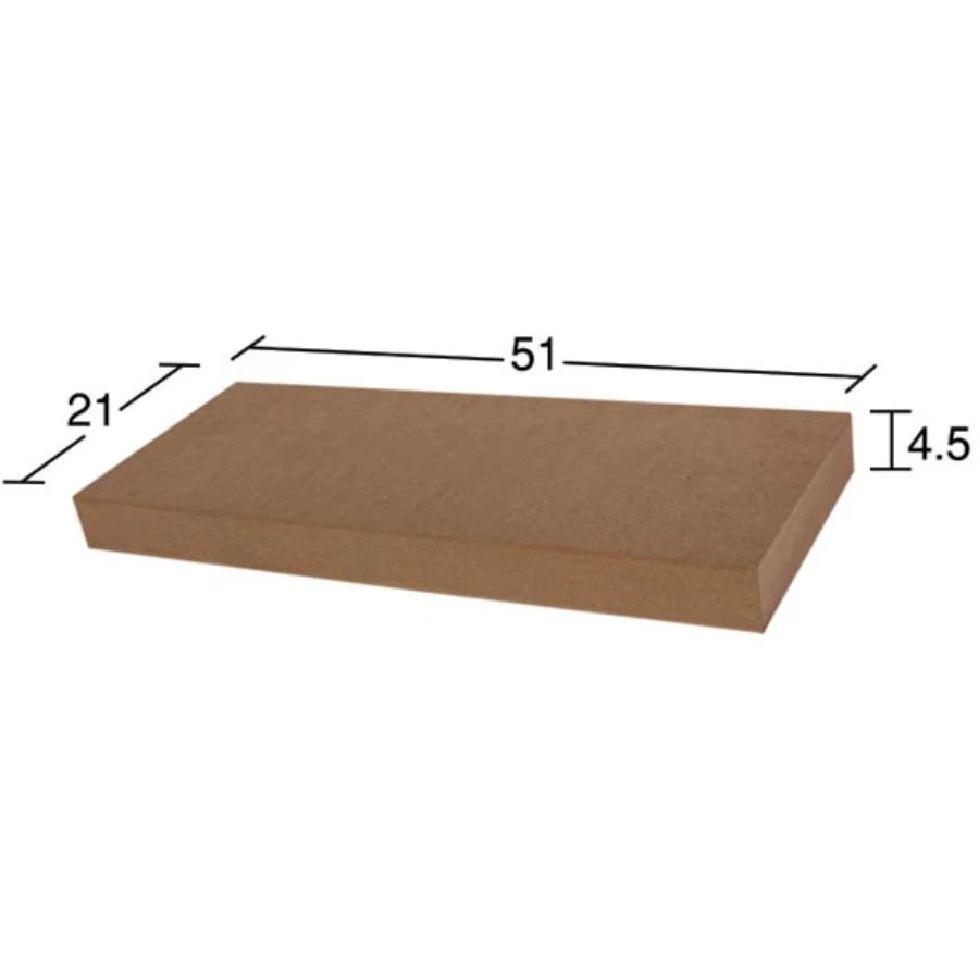 PA227 Small Rectangle Chassis Board, Can Be Painted Mdf Board