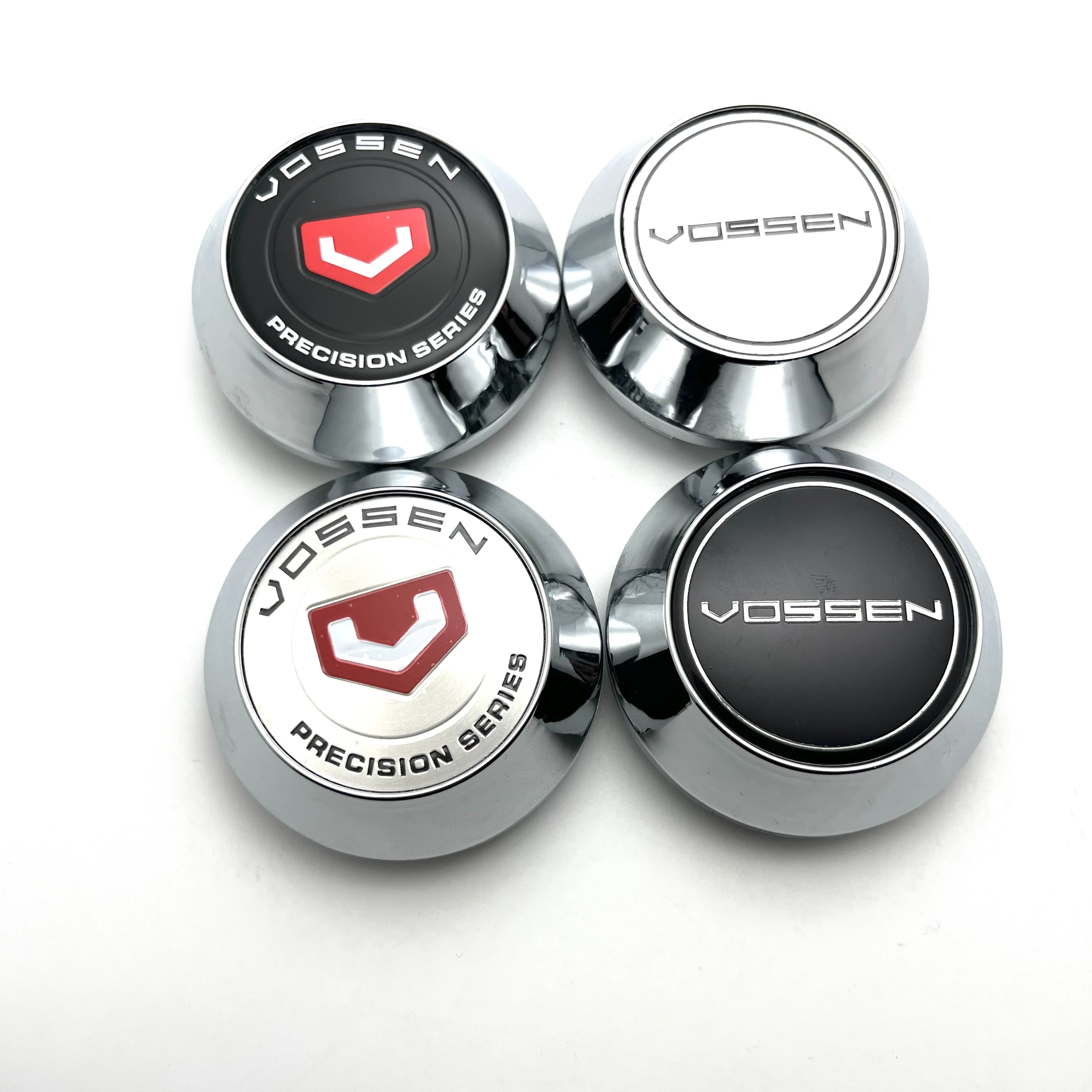 4PCS/Lot 64mm 65mm 4 COLORS VOSSEN PRECISION SERIES Car Wheel Center Hub Cap 45mm Sticker Car Badge Emblem sticker