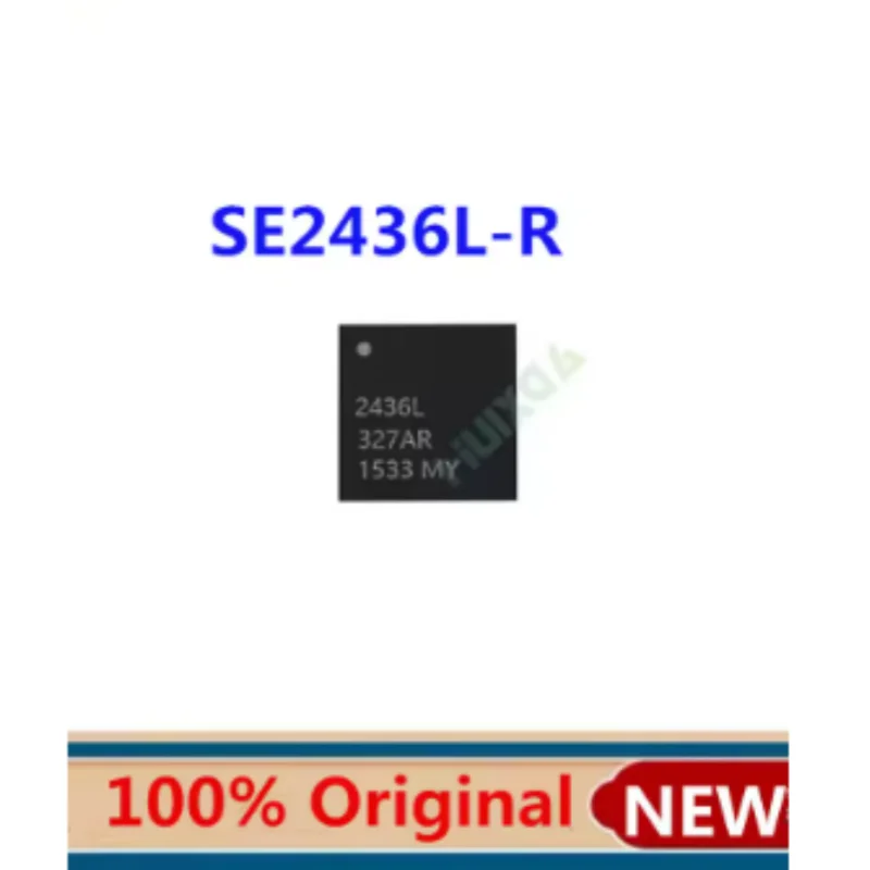 5PCS SE2436L-R 2.4GHz  RF Front End IC QFN-24 27dBm PA LNA for 802.15.4 ﻿