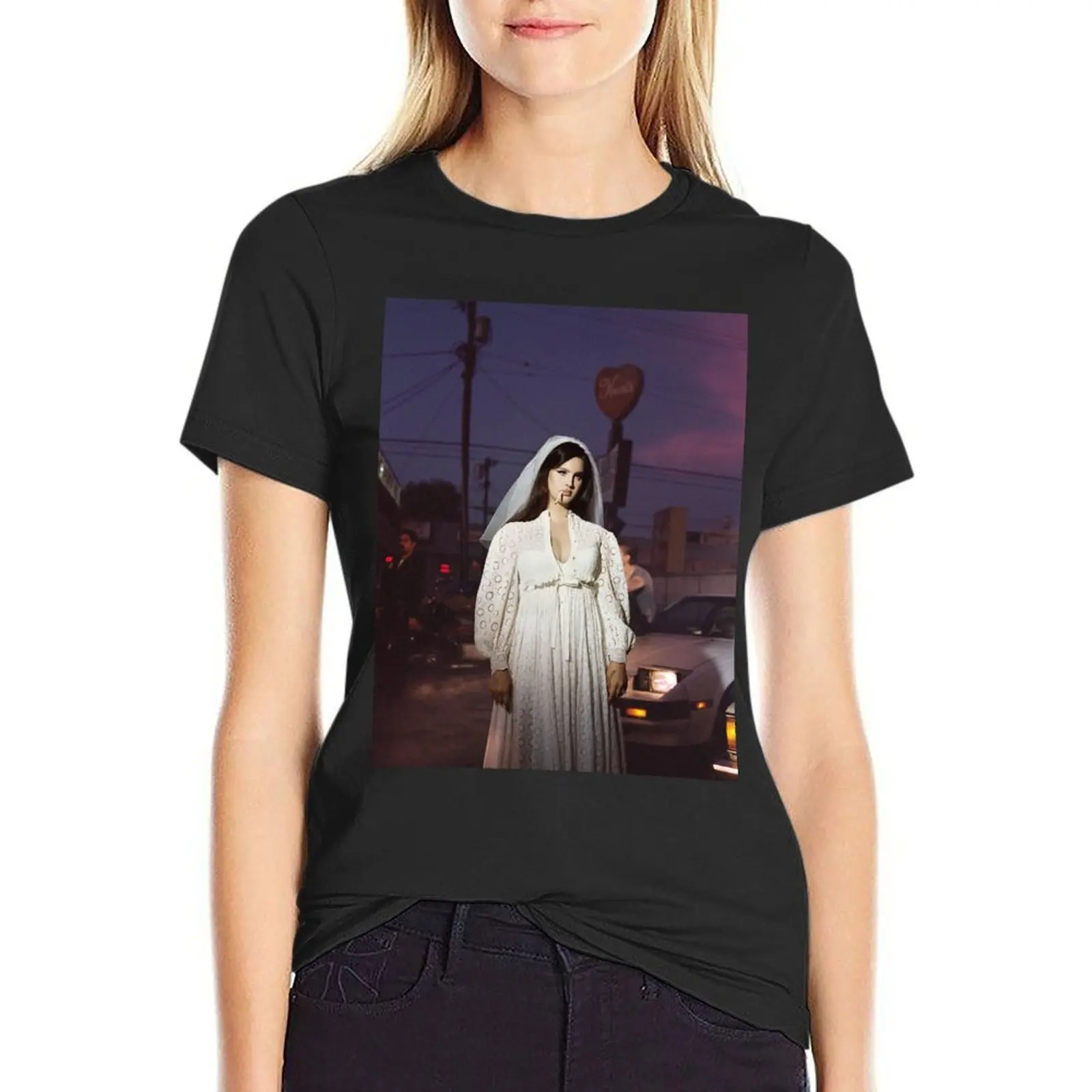 

Did You Know That There's-L A N A D E L T-Shirt sports fans summer tops korean fashion Top Women