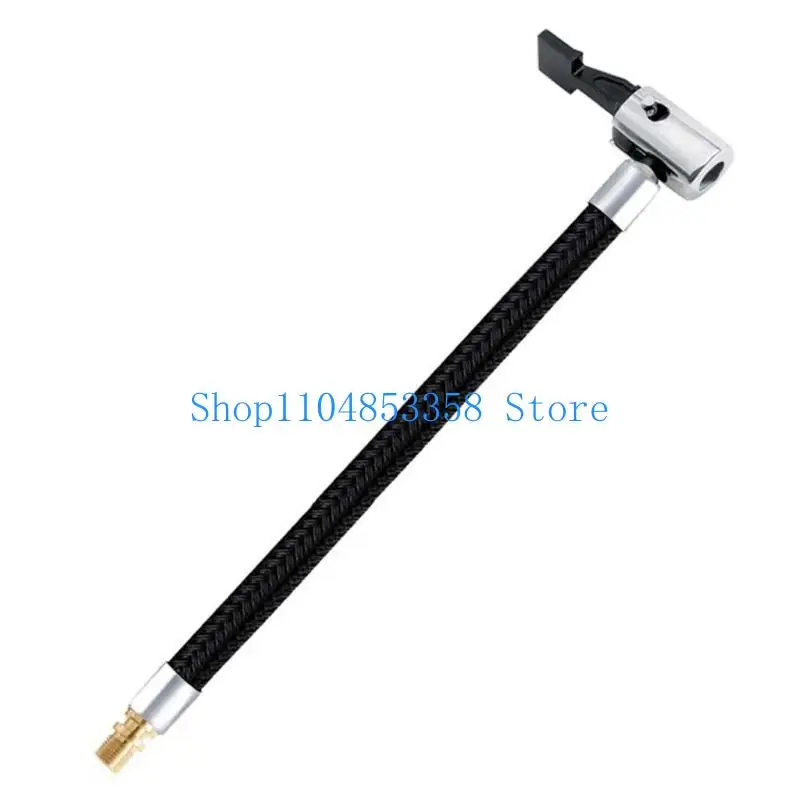 652F Tire Inflator Hoses Tire Inflator Extension Tube Tyre Quick Inflation Chuck Adapter for Car Motorcycle Bike