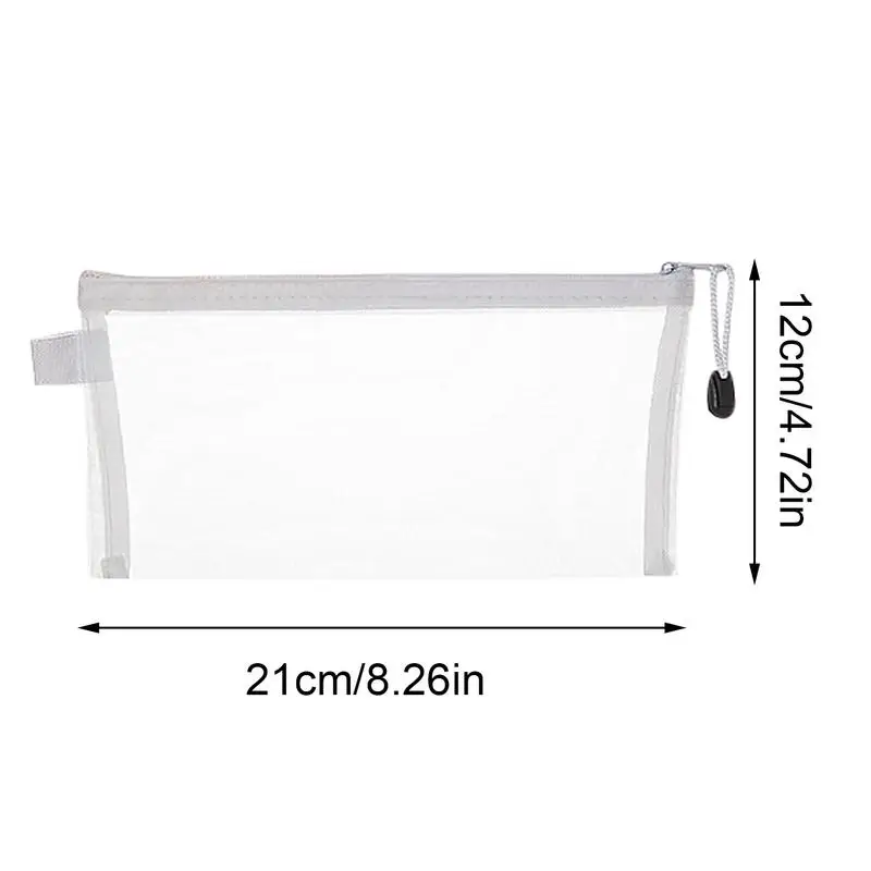 Puzzle Storage Pouch Doucument Pouch Extra Large Nylon Clear Zipper Bags 3pcs Multipurpose Pouch For School Supplies Puzzles &