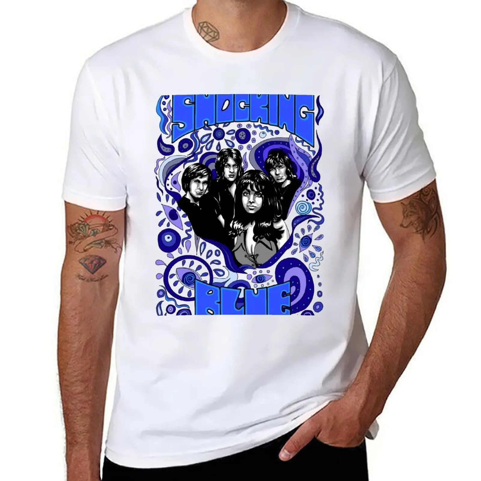 

Shocking blue T-Shirt man t shirt cotton high quality t shirts cotton 100% T-Shirt