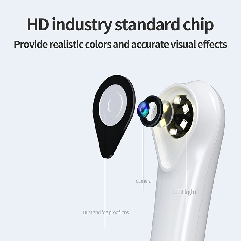 HD 1080P Vision Mirror Camera Inspection 3-in-1 Camera Waterproof Intraoral Health Detection Camera for Dentist Observation Tool
