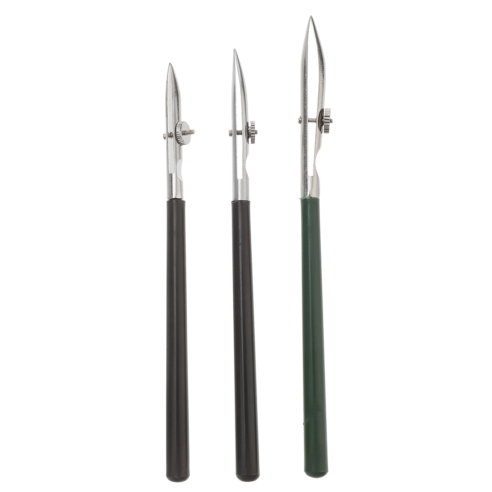 مجموعة مكونة من 3 قطع لرسم الخطوط الدقيقة واستخدام الخط الفني مع سائل إخفاء الغواش الحبر المعدني المستقيم القابل للتعديل