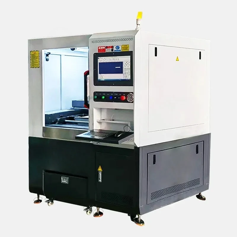 Precision Laser Cutting Machine for Alumina Silicon Carbide Metal Sheet Fiber Laser Drilling Dicing Ceramic Substrate