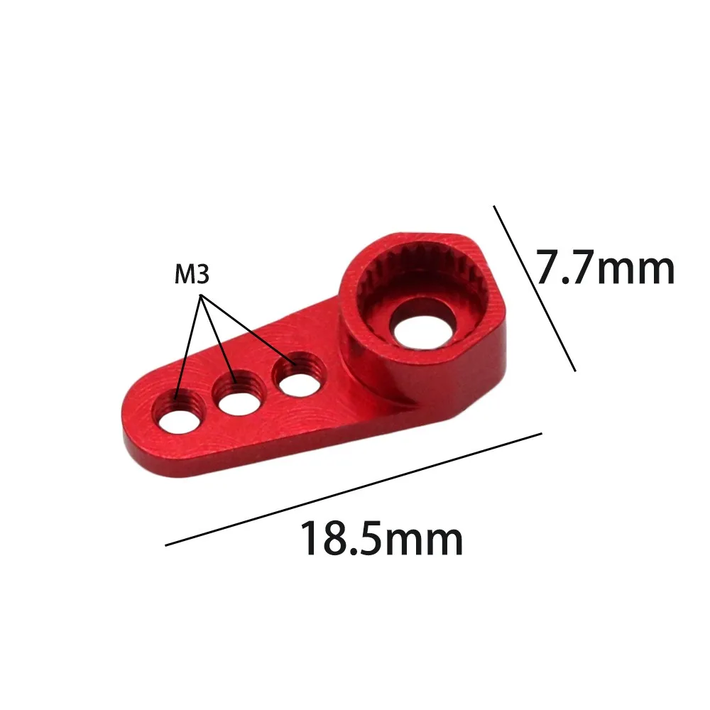 Aluminiowe ramię serwa TRX4M 25T, mocowanie kierownicy do samochodu RC 1/18 Crawler TRX4M Bronco Defender 2065T, ulepszenie