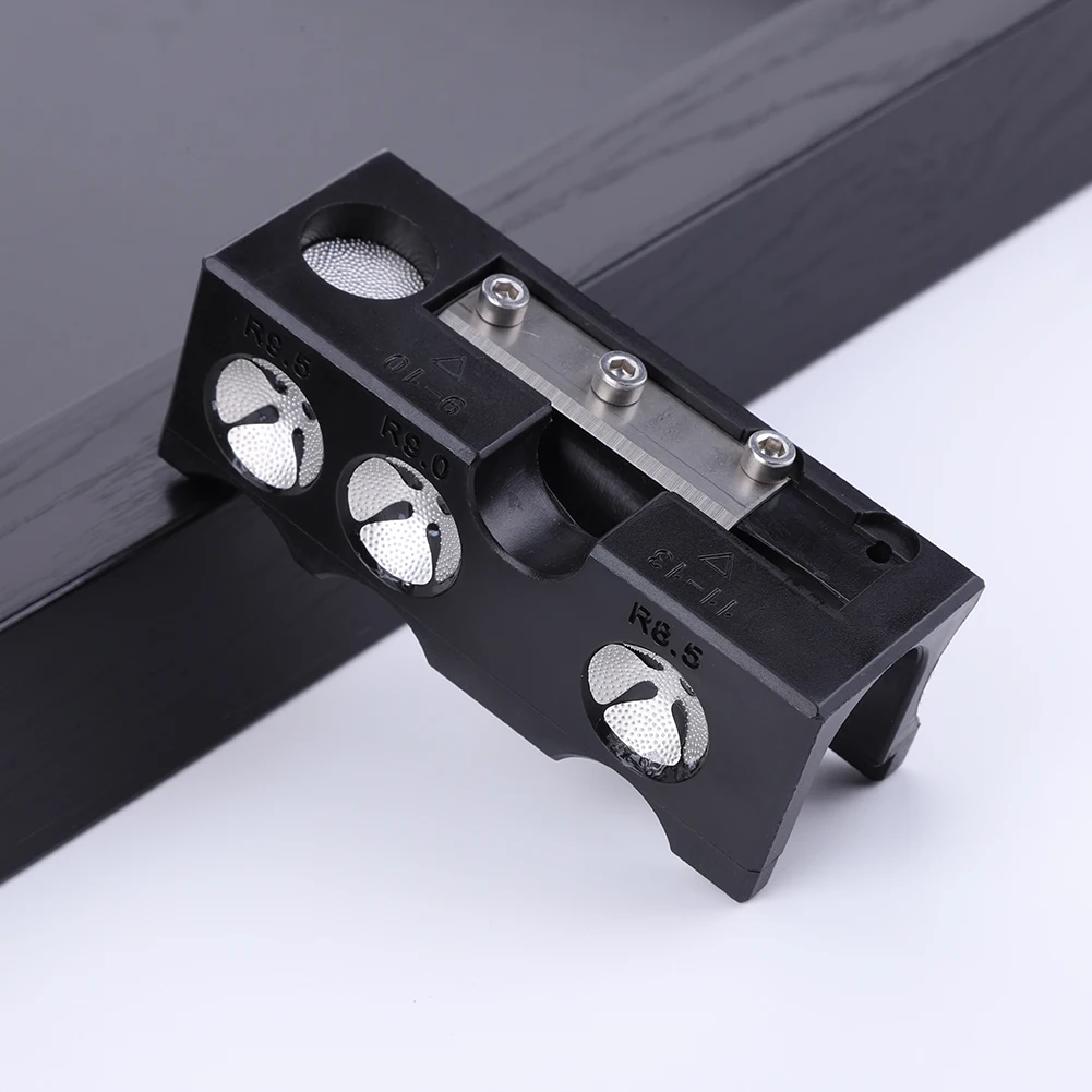 

9 in 1 Billiard Cue Tip Grinding Tool Multifunctional Billiard Grinder Billiards Cue Repair Tool Arc Comparison Cue Tip Shaper