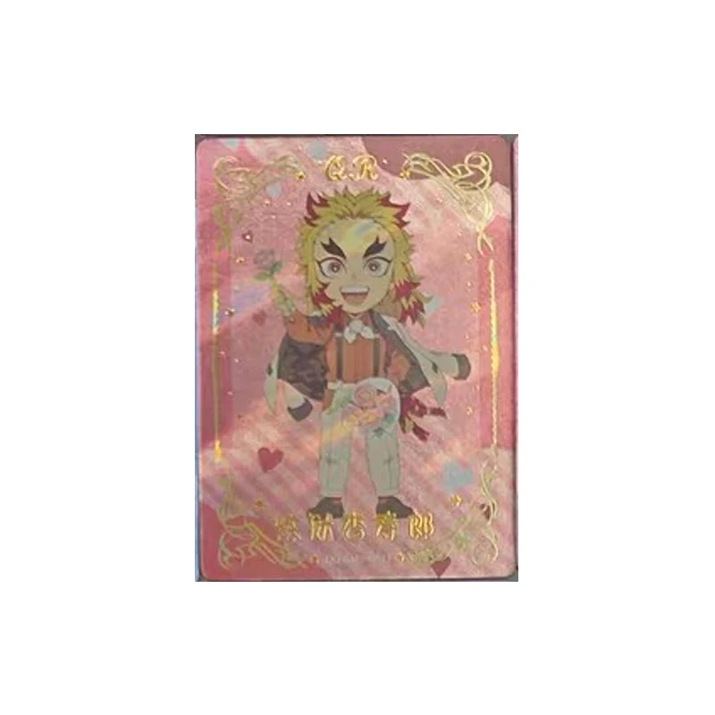 Douqu 5 Anime Demon Slayer QR Kaarten Kanroji Mitsuri Tsuyuri Kanawo Collectie Kaarten Kerst Verjaardagscadeautjes Kinderspeelgoed