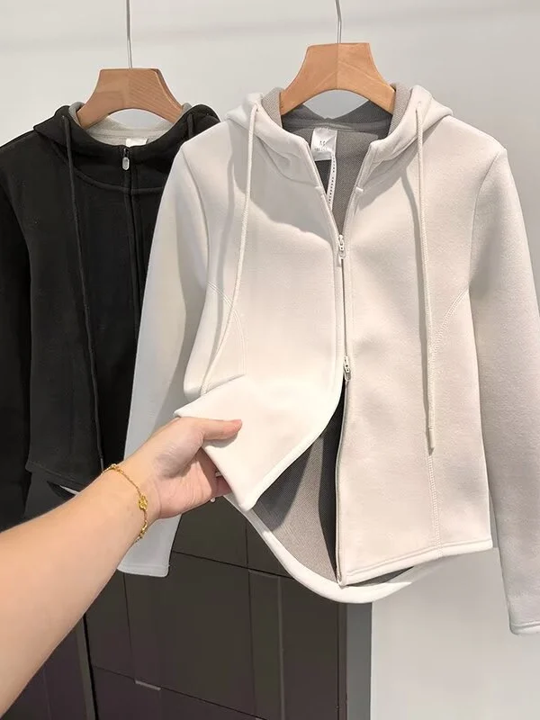 

aphene Heated Slim Fit Hoodie Jaet Women's Winter Thiened Long Sve Zipper Casual Sle Warm Outerwear Coat