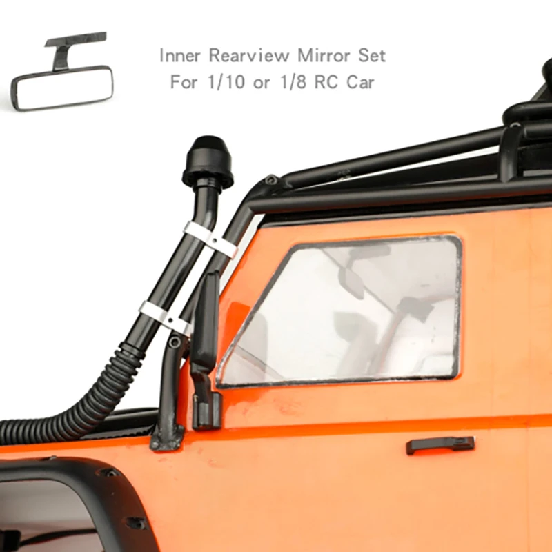 1 Uds. Para TRX4 SCX10 RD110 D90 MST VS4 # R040-1 RCDream 1/10 1/8 escala espejo retrovisor interior piezas decorativas simuladas
