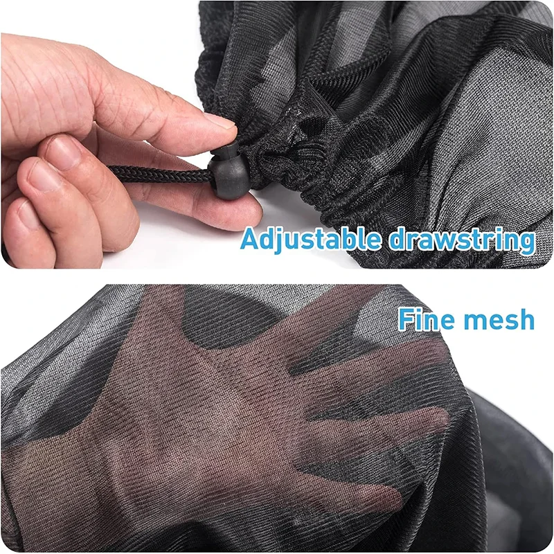 أغطية دلو مياه الشاشة براميل المطر، غطاء شبكة خزان تجميع مياه الأمطار، شبكة دلو جمع مياه المطر مع رباط