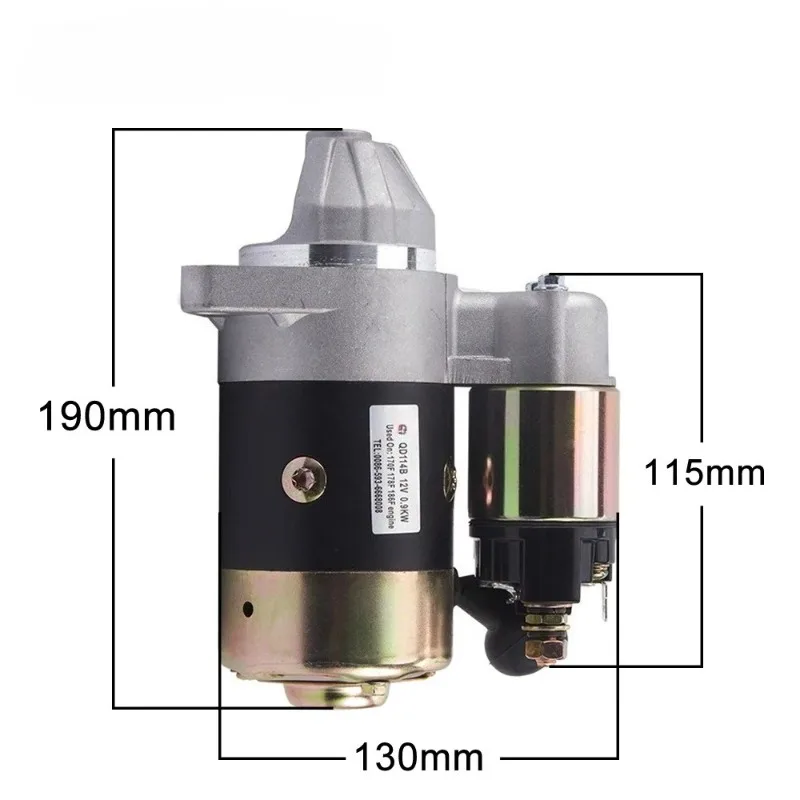 

12 В 1,2 кВт электрический стартер-генератор QD114A для пускового насоса дизельного двигателя, генератор двигателя постоянного тока