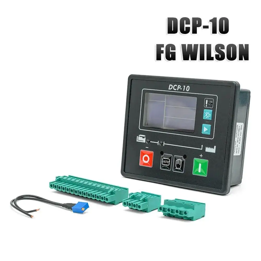 

Контроллер генераторной установки Wilson DCP-10, панель управления автоматическим запуском, ЖК-дисплей для дизельного двигателя — замена GU610A (детали генератора)
