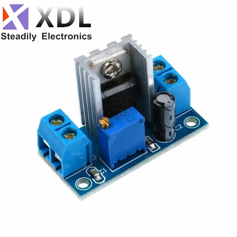 10PCS LM317 Einstellbare Spannung Regler Netzteil DC-DC Konverter Buck Step Down Platine Modul Linear Regler