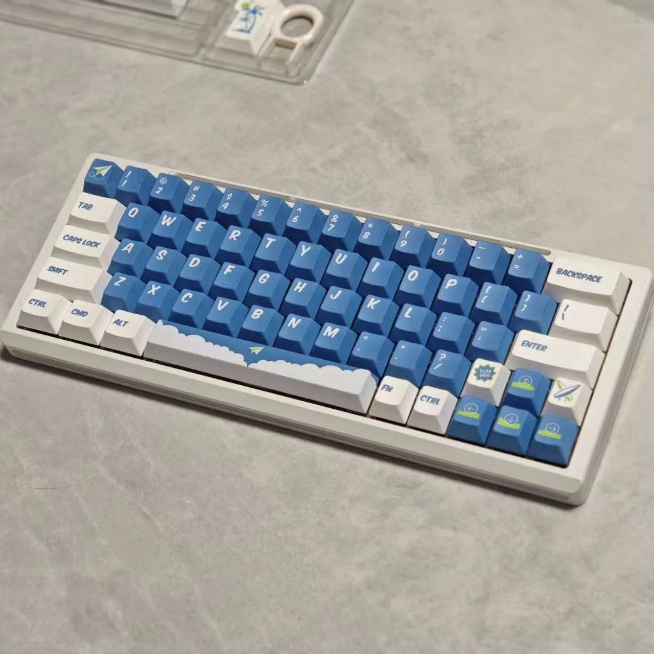 

Keycap Summer Street-134 keys Original height Full five-sided sublimation keycap