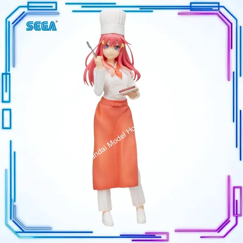 In Stock Genuine SEGA Gotoubun No Hanayome  Nakano Itsuki SPM Figure Cook Ver Kawaii Anime Figure Garage Kit Anime Cartoon