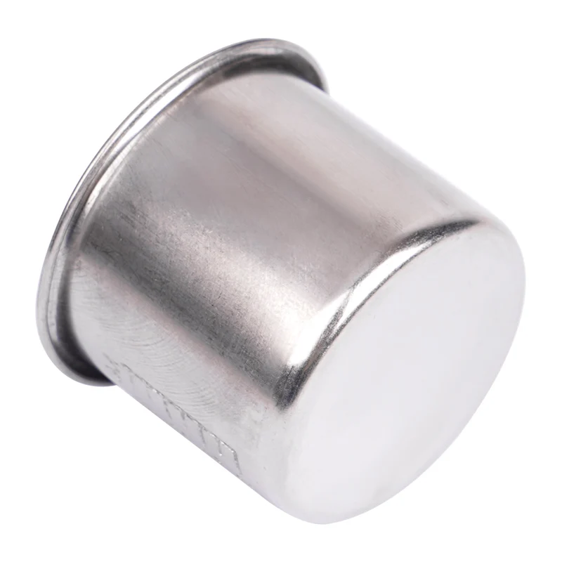 

5pcs Medical Stainless Steel Measuring Cup 40ml Durable Small Liquid Medicine Cup Dentist Instrument with Scale