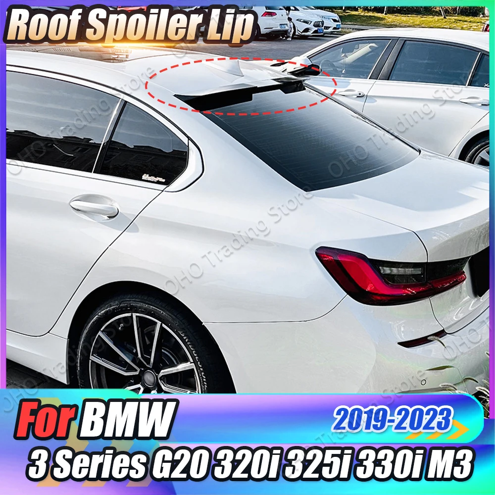 

Rear Spoiler Mid Trunk Lip For BMW 3 Series G20 G80 M3 320i 325i 330i 2019-2024 Tail Roof Middle Tailgate Wing Splitter Body Kit