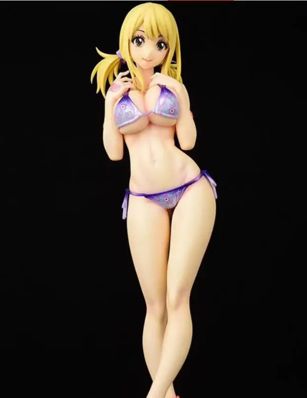 No box 2023 In stock Japanese original anime figure Lucy Heartfilia swimsuit ver action figure collectible model toys