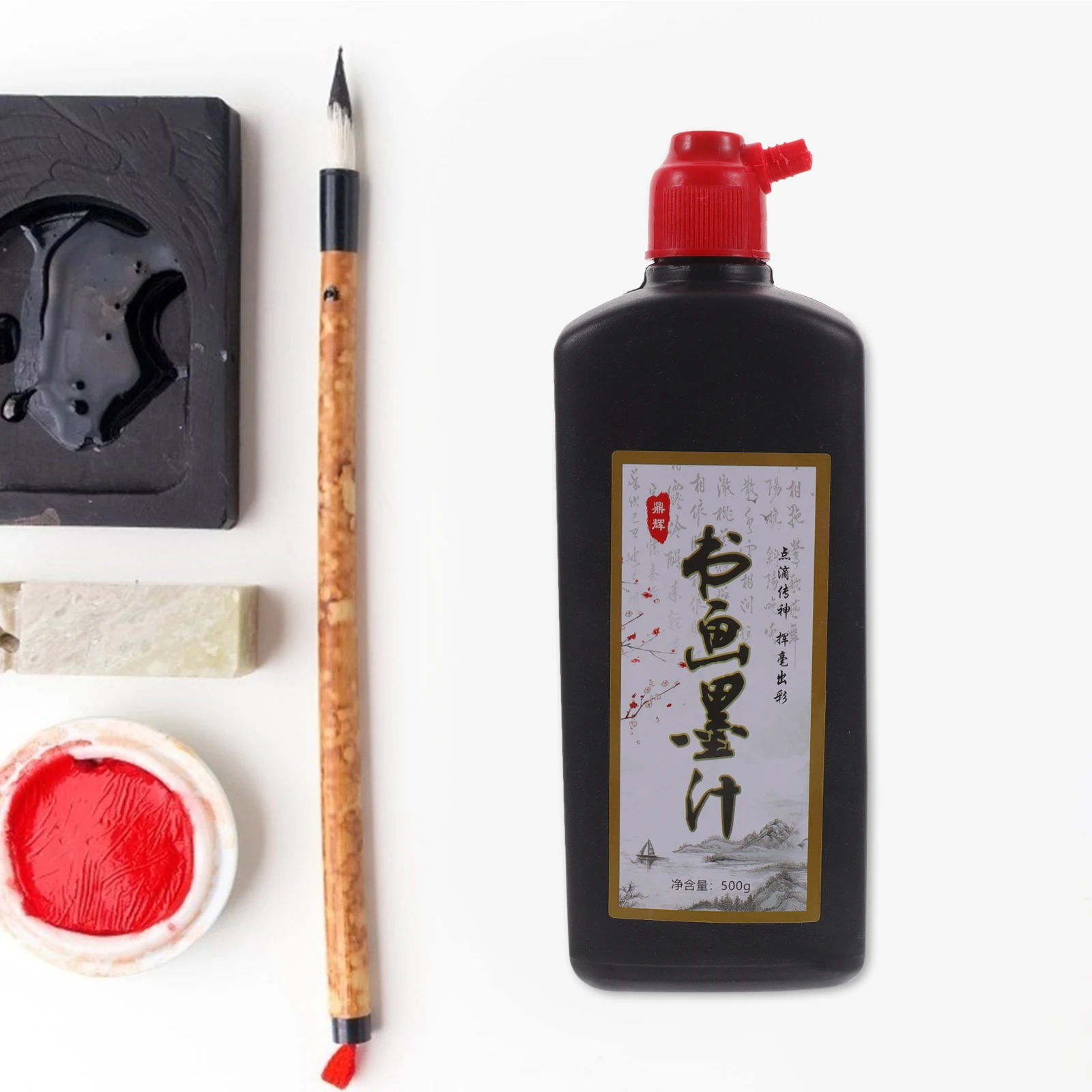 

2 Pcs Ink for Chinese Painting Artworks Calligraphy Creation Traditional Artists