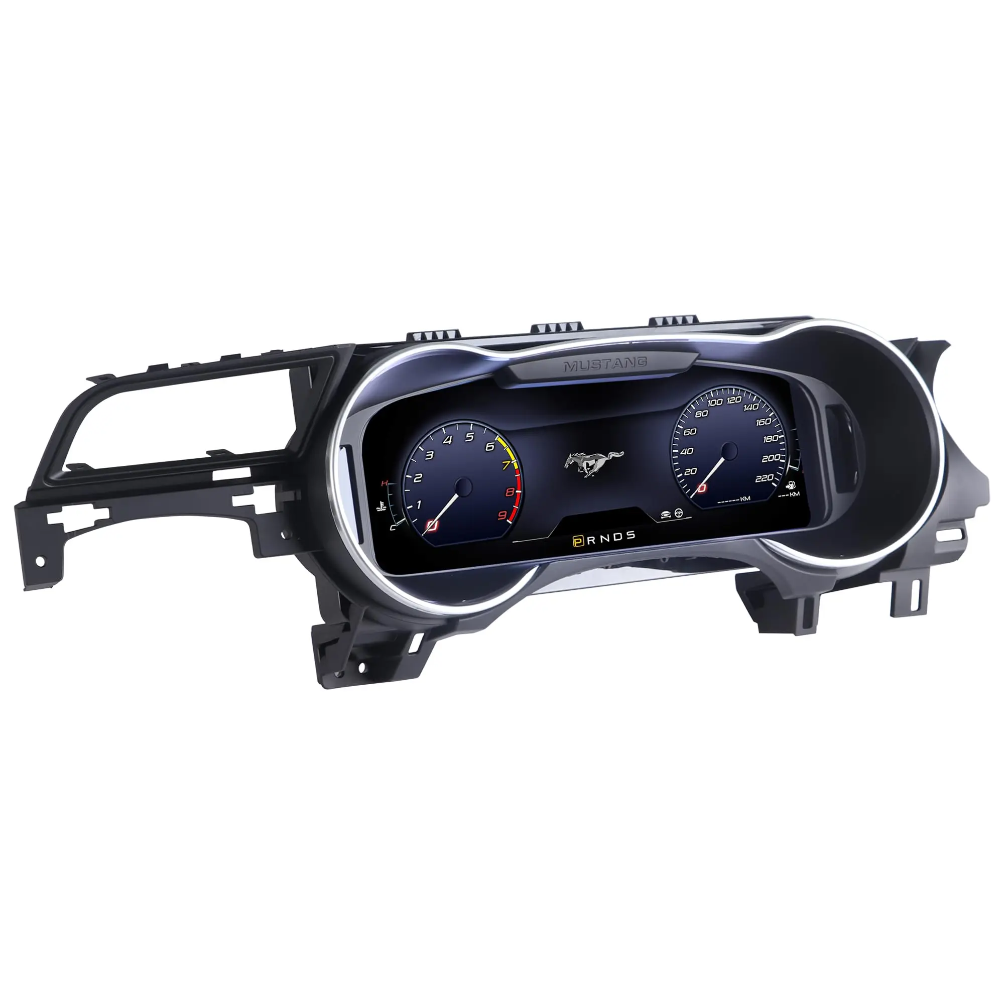 

12.3’’ Dashboard for Ford Mustang 2015-2021 digital instrument speedometer gauge, wireless Carplay, plug & play