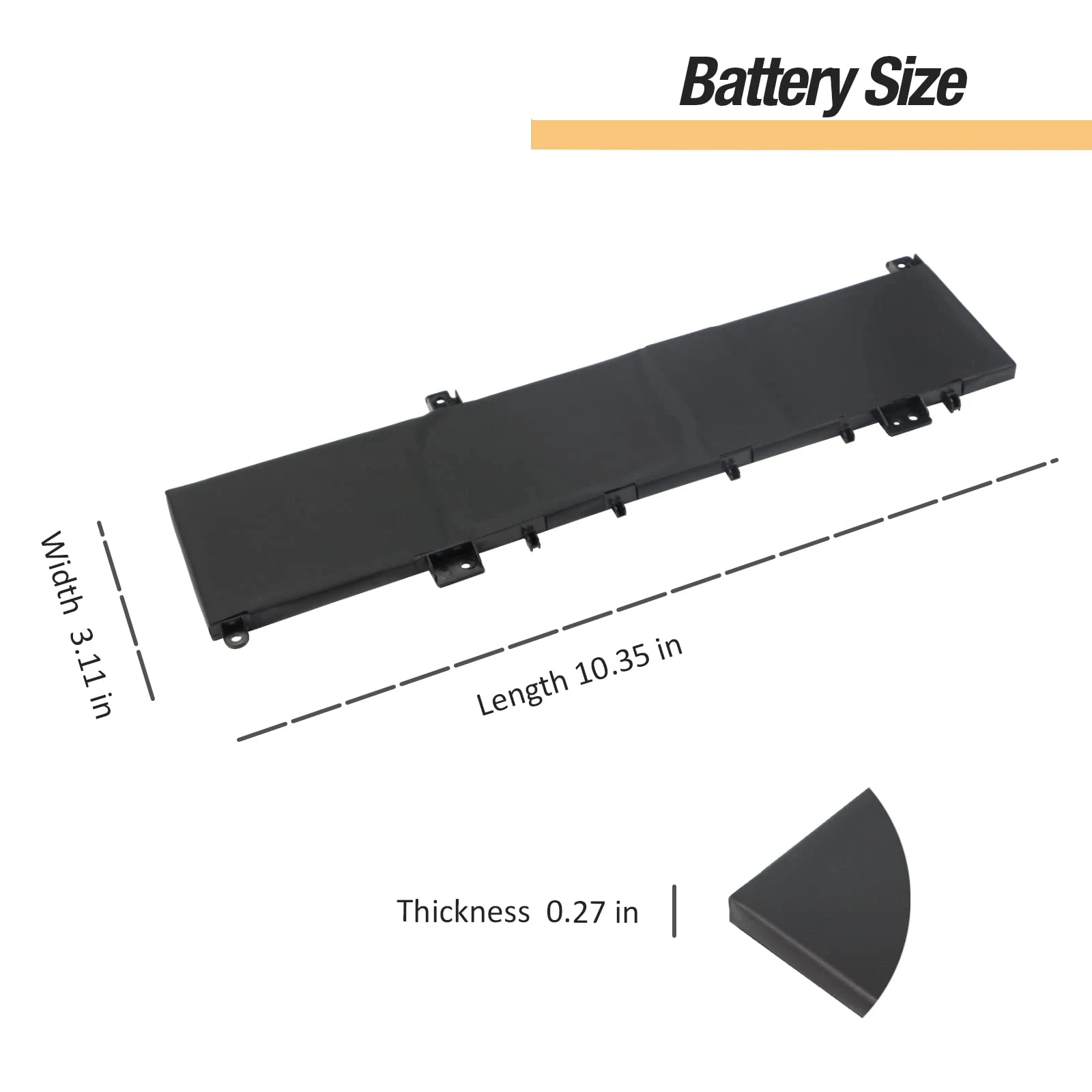 Imagem -03 - Bateria do Portátil C31n1636 para Asus Vivobook Pro 15 N580v N580vd N580vd N580gd Nx580v X580gd M580gd Zenbook Ux502vd