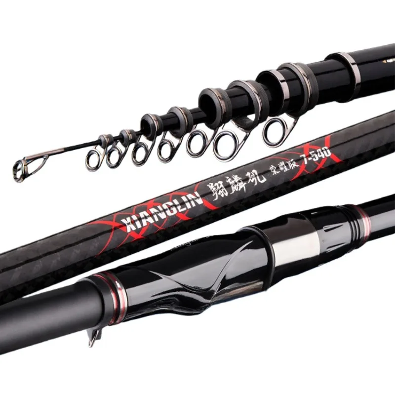 

GW-Rock Fishing Rod Sea Rod Distance Throwing Rod Sliding Float Large Guide Ring Carbon UltraLight UltraHard All Water Universal