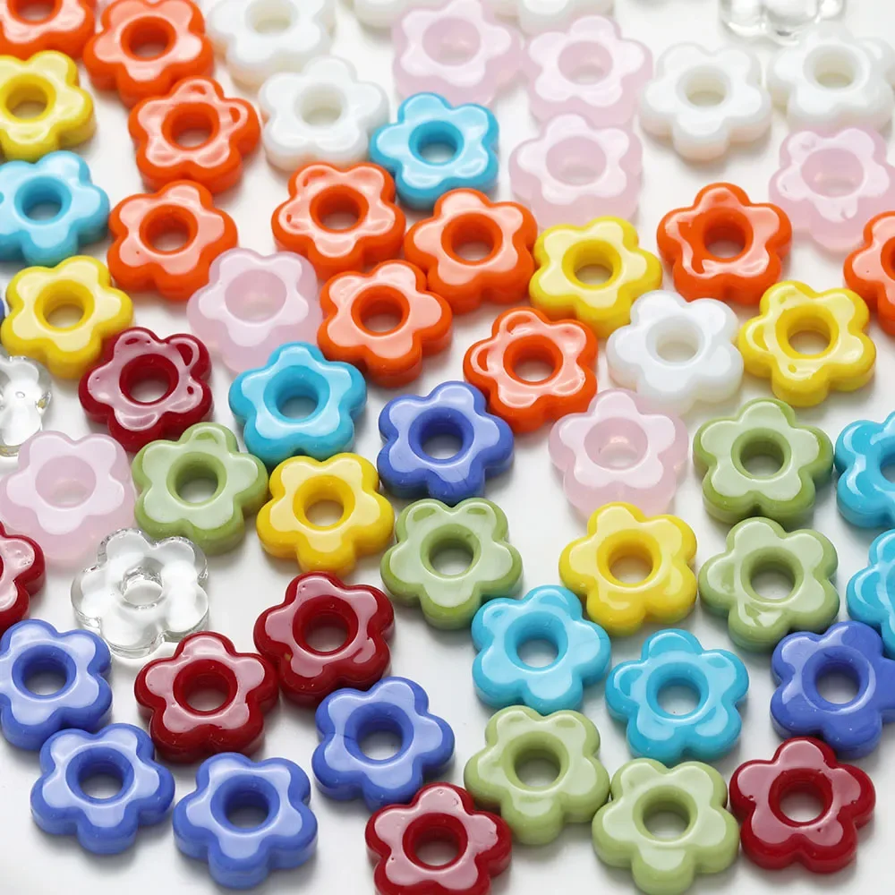 2 szt. Drobne szklane kwiatowe zawieszki Charms do tworzenia biżuterii Diy spadek kolczyki dostarcza ręcznie robione akcesoria szklane 16mm