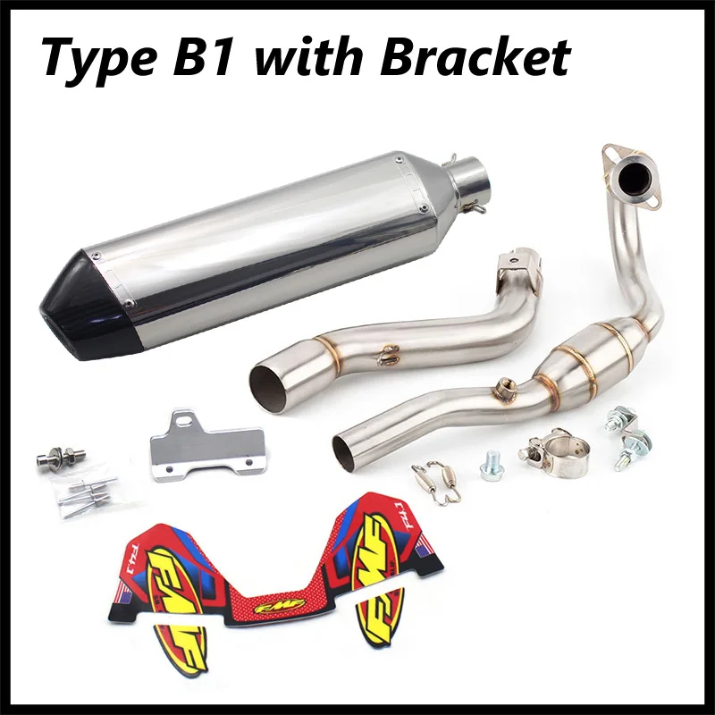 For Honda CRF250L CRF250 Rally CRF250L 2017-2020 Exhaust Full System FMF Motorcycle Muffler Pipe with Link Tube Headers