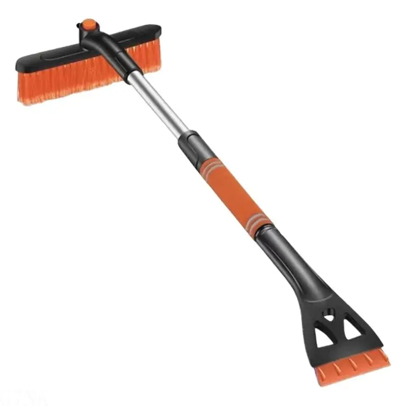 G7NA Automotive Snow Removal Scraper 3.8 Inch Ice Blade Detachable Components Portable Storage for Car Truck Winter Care
